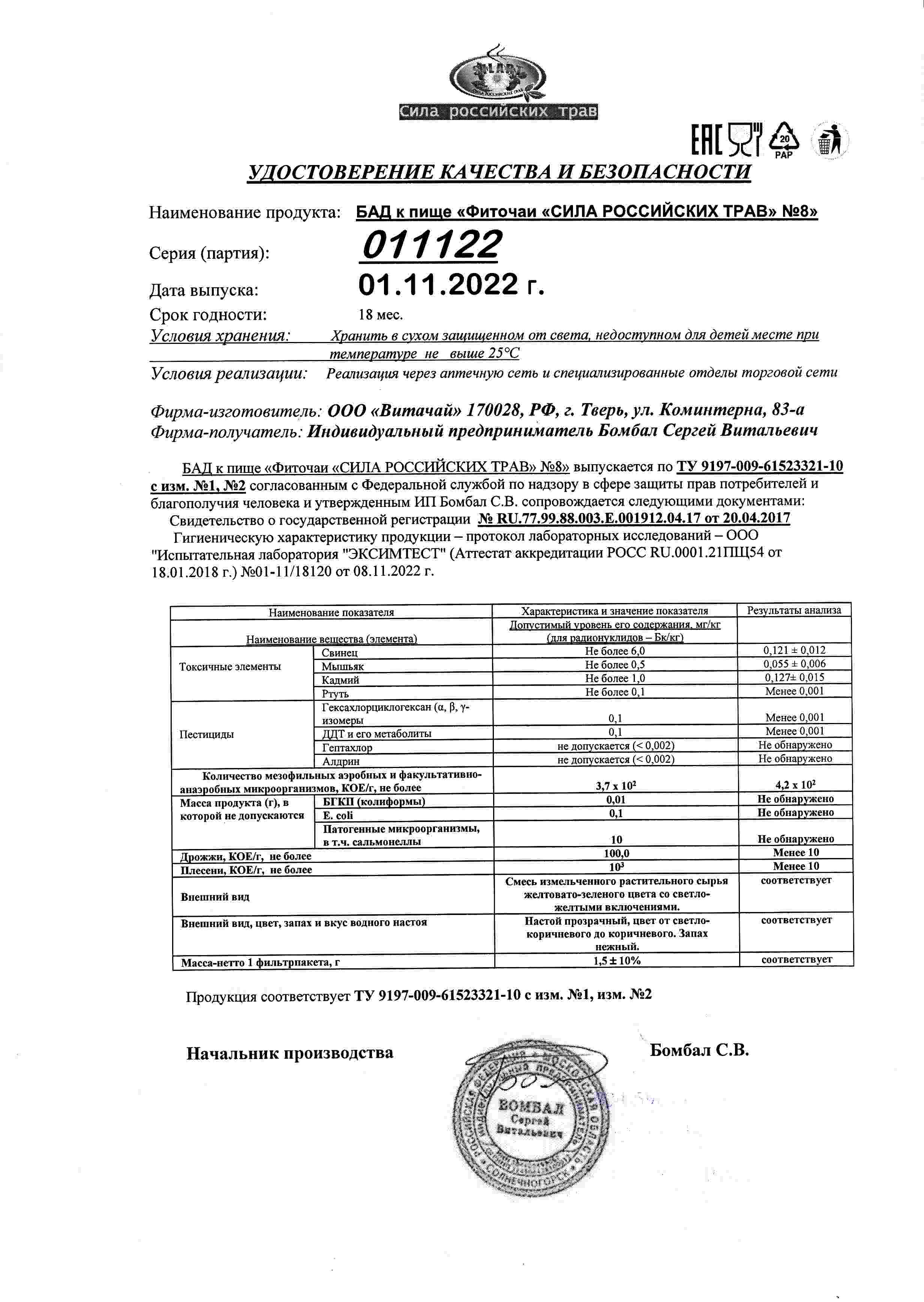 Паспорт №112022